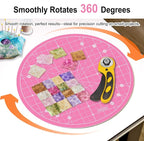 Headley Tools 10"x10" Round Rotating Cutting Mat, Self Healing Mat - Image 4