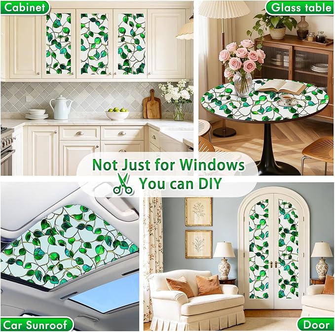 SOMWISE Frosted Glass Window Film, Heat Insulation, UV Block, Anti-Glare - Image 6