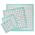 MANUFORE 4pcs Square Quilting Ruler Sewing Acrylic Ruler Anti-Slip Metric Ruler by MANUFORE