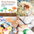 Sukh 40pcs Felting Wool Roving - Image 6
