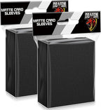 200 Counts Black Card Sleeves Top Loaders by Kitoyz