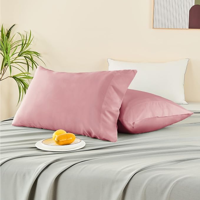 BEDELITE Pillow Cases Queen Size Set of 2, Rayon Derived from Bamboo, Cooling - Image 7