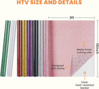 HTVRONT Glitter HTV Vinyl Bundle - Image 7