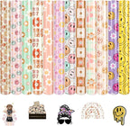 Tintnut Daisy and Smiley Heat Transfer Vinyl, easy cut & weed, stretch washable by Tintnut