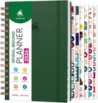 Clever Fox Dated Planner with Tabs 2026 – Weekly & Monthly Spiral Planner with by CleverFox