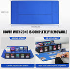 Trading Card Storage Box with Commander Display, 5-Row Deck Case with Removable - Image 5