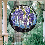 DASTOLL Stained Glass Window Hanging, and Mom 6.3x6.3 in - Image 2