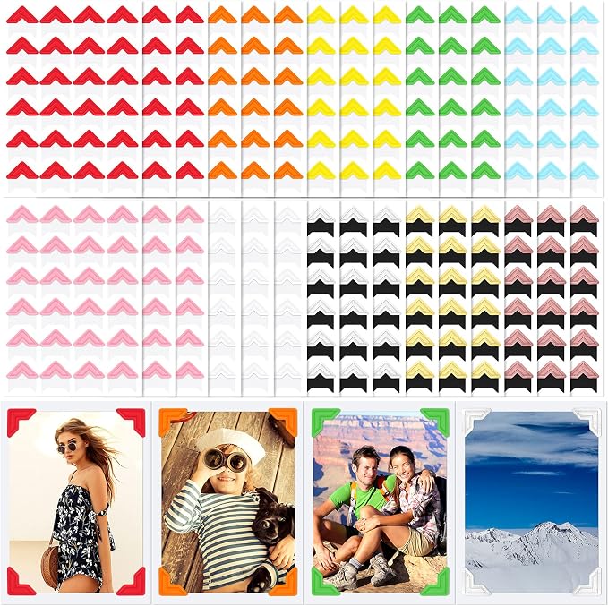 Pajean 720 Pieces Photo Corners Self Adhesive Photo Corners by Pajean