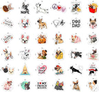 100Pcs French Bulldog Stickers for Water Bottle, Laptop - Image 3