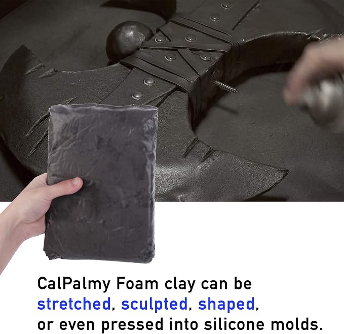 CALPALMY Moldable Foam Clay - 300g High Density Air Dry Clay Perfect - Image 5
