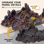 Golden Maple Miniature Terrain Basing Set, Static Grass & Scenery Flocks Kit - Image 5