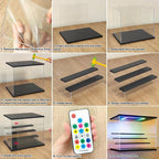 NONEMEY LED Acrylic Display Case, 5 Tier Display Case - Image 3
