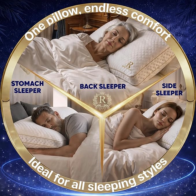 Royal Therapy King Memory Foam Pillow, Adjustable Shredded Odor-Free Pillow - Image 7