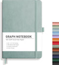 RETTACY Graph Grid Paper Notebook, 192 Pages, A5 Size | 5 Squares per Inch by RETTACY