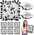 Chunful 6 Sets Western Cowboy Tied Pillow Craft Kit DIY No Sew Pillow Supplies by Chunful