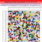 510 Pieces Iridescent Glass Mosaic Tiles - Image 6