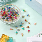 150Pcs Crystal Dangle Charms for Jewelry Making Crackle Bulk Small Cute Charms - Image 3