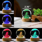 3D Owl Crystal Ball 60mm - Image 3