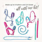 kullaloo DIY Hobby Horse Halter Kit Make Stick Horse Head Collars, Rope Halters - Image 6