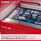 Trotec TroLase | 12"x20"x1/8", Guillotine | Made in USA - Image 5