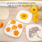 Aboofx Microwave Flower Press 6.3" 3 Layers Fast Drying Pressed Flower Art Kit - Image 7