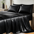CozyLux Satin Sheets Queen Size Bed Set by CozyLux