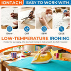 IONTACH 18" X 18" Soft Felt Sheets 1.6mm Thick | Acrylic Felt Fabric Sheets - Image 7