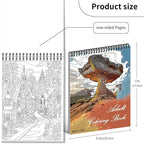 Kalysky Landscapes Adult Coloring Book Set of 3 - Image 3
