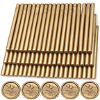60pcs Wax Seal Sticks, Antique Gold Sealing Wax Sticks, HOSEALING Glue Gun Wax by HOSEALING