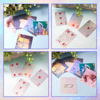 60 Sheets Holographic Laminate Sheets Clear Glitter A4 Size Vinyl Sticker Paper - Image 4