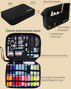 Vellostar Sewing Kit for Adults & Beginners – Portable Needle & Thread Travel - Image 6