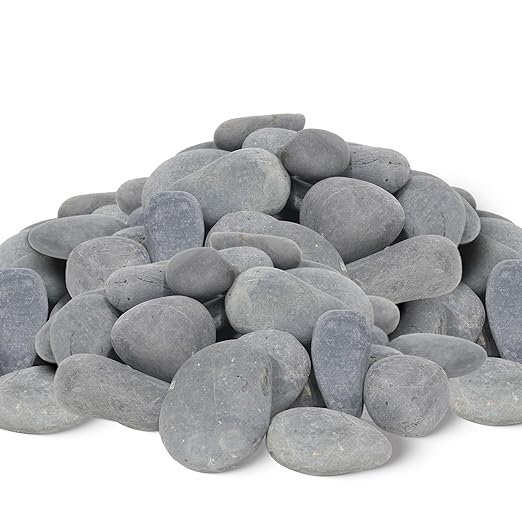Quibbay 45 LB Mexican Beach Pebbles, 2-3 Inch Natural River Rocks, Premium by Unknown