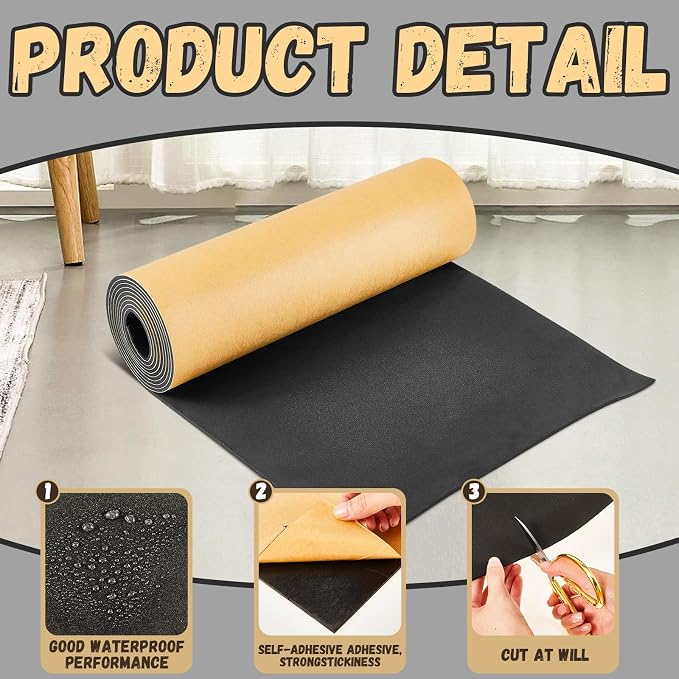 Pangda 1 Piece 78 x 12 x 1/8 Inch Extra Large Marine Foam Roll Closed Cell - Image 3