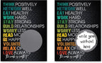 Gym Motivation Randomize Workout Scratch Off Make Your Own DIY 20 Pack 3x4 Note - Image 2
