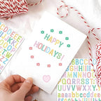 Letter Stickers 0.5 inch, Self-Adhesive Vinyl Waterproof ABC Letter Stickers - Image 5