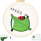 Embroidery Kits for Beginners Adults, Cute Hand Embroidery Starter Kit by Unknown