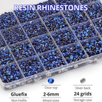 31000Pcs Royal Blue Rhinestones - Image 3