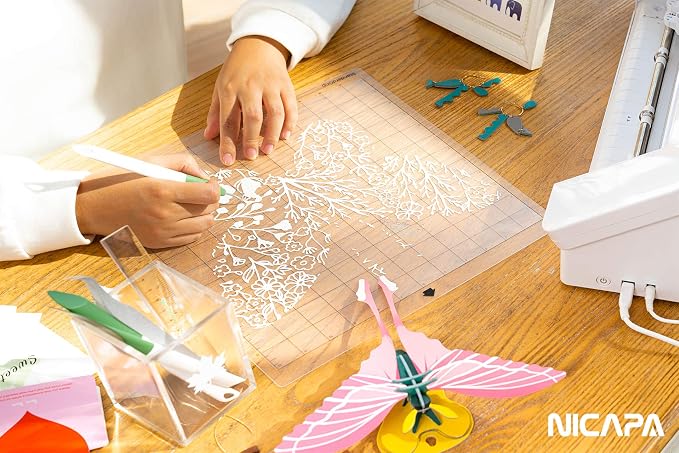 LightGrip Cutting Mat for Silhouette Cameo 3/2/1 Light Adhesive Sticky Quilting - Image 5