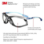 3M Safety Glasses, Virtua CCS, ANSI Z87, Corded Ear Plug Control System - Image 2