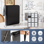 9 Pocket Card Binder, Premium Zip Trading Top Loader Binder, 720 Double Sided - Image 2