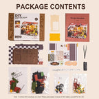 ROBOTIME Miniature House Kit DIY Mini Garage Workshop Tiny Model House Building - Image 4