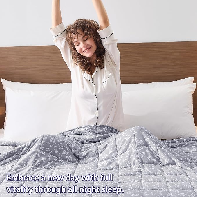yescool Weighted Blanket for Adults Cooling Heavy Blanket for Sleeping Perfect - Image 5