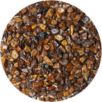 LAIDANLA Tiger Eye 400pcs Natural Chip Stone Beads 5-8mm Healing Crystal by LAIDANLA