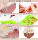 Bulerrylulu 6 Pcs Diamond Painting Coasters Kits - Image 3