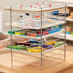 Melissa & Doug Multi-Fit Metal Wire Puzzle Rack 12 inches wide and 0.75 inches - Image 8