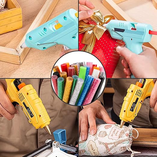 300 Pack Colored Hot Glue Sticks, Perfect Fit - Image 6