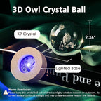 IFOLAINA 3D Owl Crystal Ball 60mm Owl Gifts - Image 4
