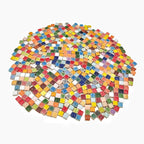 1.1lb Ceramic Mosaic Tiles, Mixed Colour Ceramic Mosaic Pieces - Image 7