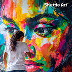 Shuttle Art Acrylic Paint, 15 Colors Acrylic Paint Large Bottle Set, 473ml/16oz - Image 8