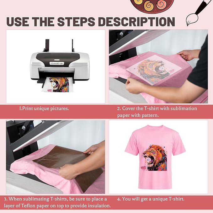 Joyclub 5 PCS Unisex Sublimation Blanks Bulk Polyester T Shirts - Image 5
